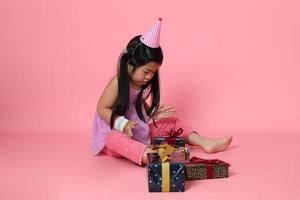 Girl with Present photo