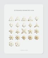 211105 - Triangle Geometric Gradient Line vector