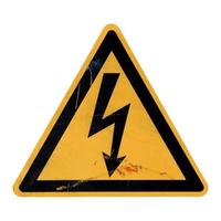Danger of death Electric shock photo