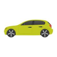 Trendy Hatchback Concepts vector