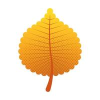 autumn leaf foliage seasonal icon vector