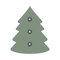 great christmas tree vector