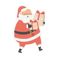 pretty santa illustration vector