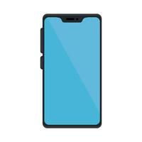 Isolated digital smartphone vector design