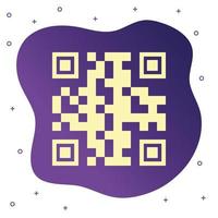 qr code square vector design