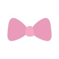 cute bow ribbon decoration icon vector