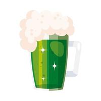 jarra de cerveza, tradicional, aislado, icono vector