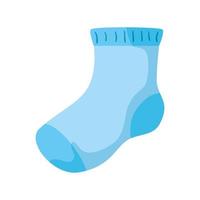 cute sock baby isolated icon vector