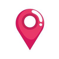 red pin location vector