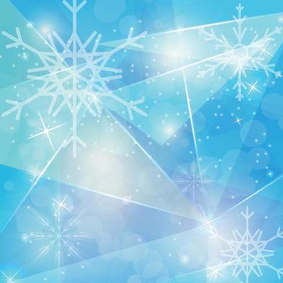 Christmas Snowflakes Website Banner and Card Background Vector I