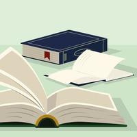 books learn and knowledge vector