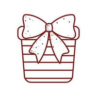 gift with bow vector