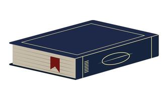 libro con marcador vector