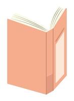 book vector isolated