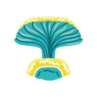 coral vector isolated