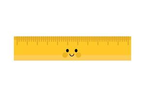 geometric ruler kawaii vector