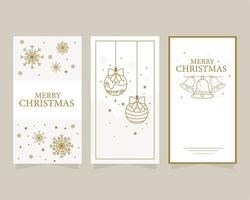 merry christmas banners vector