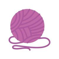 wool ball icon vector