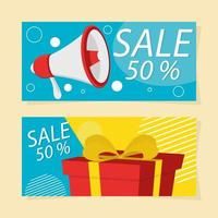 sale offer store vector