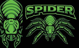 Spider mascot badge