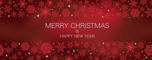 Merry Christmas And Happy New Year Seamless Abstract Vector Background Illustration With Text Space. Horizontally And Vertically Repeatable.