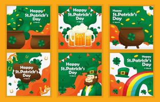 Happy St.Patrick's Day Concept Free Vector