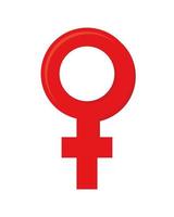 gender female sign vector