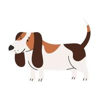 perro mascota beagle vector
