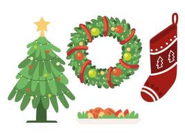 christmas season festive vector