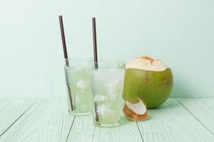 coconut water or coconut juice photo