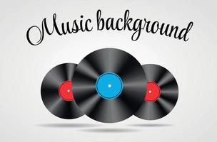 Set of Abstract music background vector illustration for your de