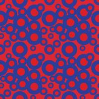 Seamless Pattern. Abstract Psychedelic Art Background. Vector Il