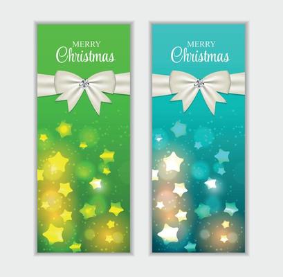 Christmas Website Banner and Card Background Vector Illustration