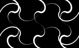 Seamless Pattern. Black and White Abstract Psychedelic Art Backg vector