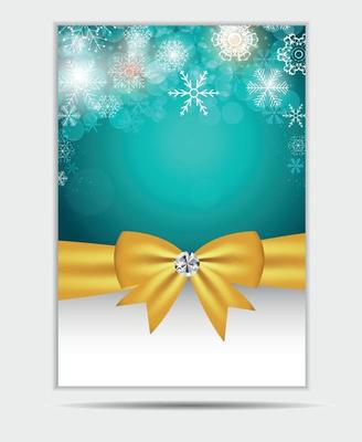 Christmas Snowflakes Website Banner and Card Background Vector I