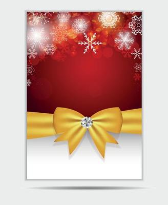 Christmas Snowflakes Website Banner and Card Background Vector I