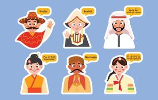 Greetings In Different Languages vector