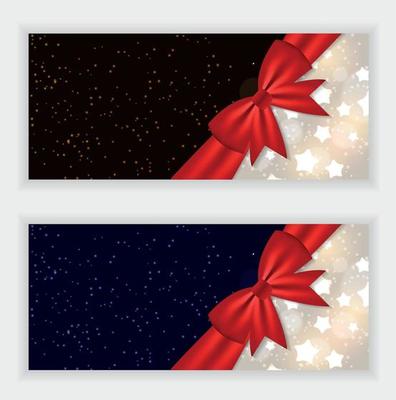 Christmas Snowflakes Website Banner and Card Background Vector I