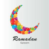 Moon Background for Muslim Community Festival Vector Illustratio