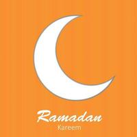 Moon Background for Muslim Community Festival Vector Illustratio