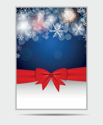 Christmas Snowflakes Website Banner and Card Background Vector I