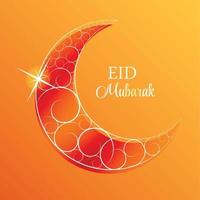 Moon Background for Muslim Community Festival Vector Illustration