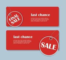 Sale Banner with Place for Your Text. Vector Illustration