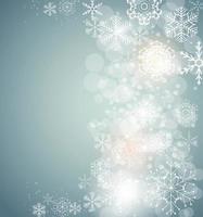Christmas Snowflakes Background Vector Illustration