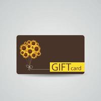 Abstract Beautiful Gift Card Design, Vector Illustration