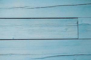 Old grungy wooden planks background in blue color photo