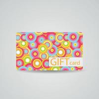 Abstract Beautiful Gift Card Design, Vector Illustration