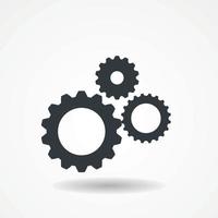 Gear Icon Vector Illustration