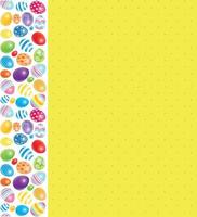 Beautiful Easter Egg Background Vector Illustration