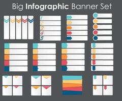 Big Set of Infographic Banner Templates for Your Business Vector